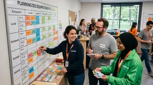 Planning des équipes bénévoles à Lourmarin